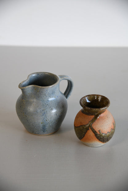 Vintage Studio Vase & Jug