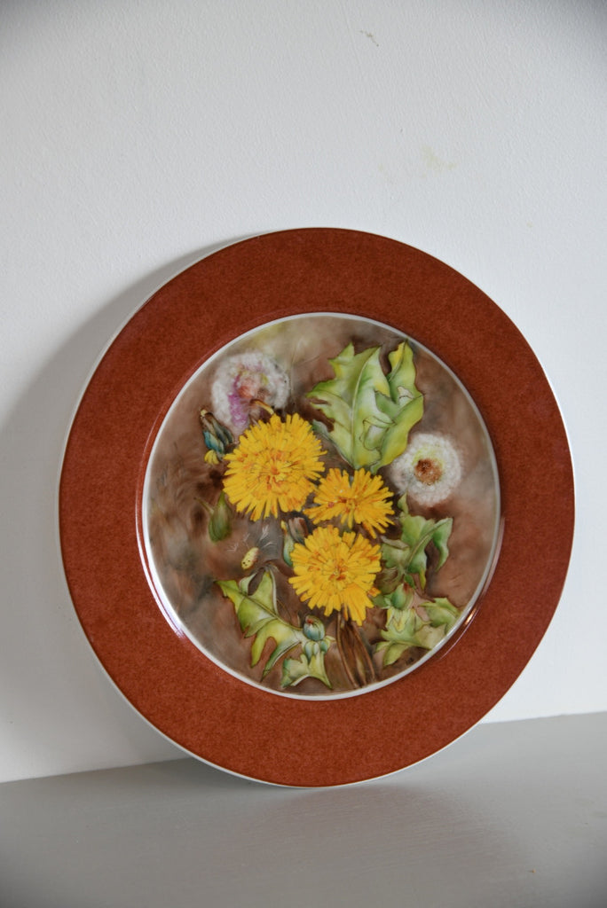 Royal Worcester Hand Painted Porcelain Plate