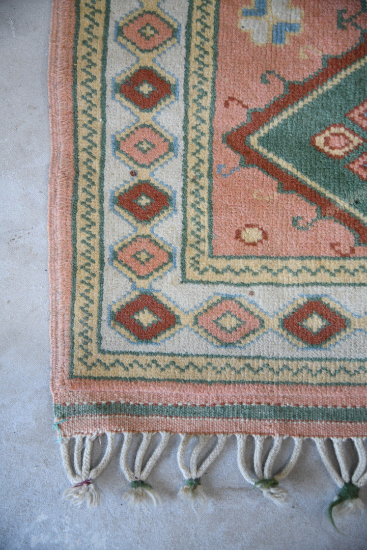 Small Pink Wool Rug