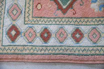 Small Pink Wool Rug