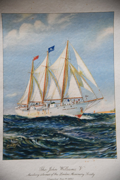 John Williams V Schooner Print