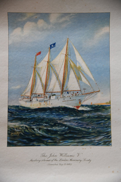 John Williams V Schooner Print