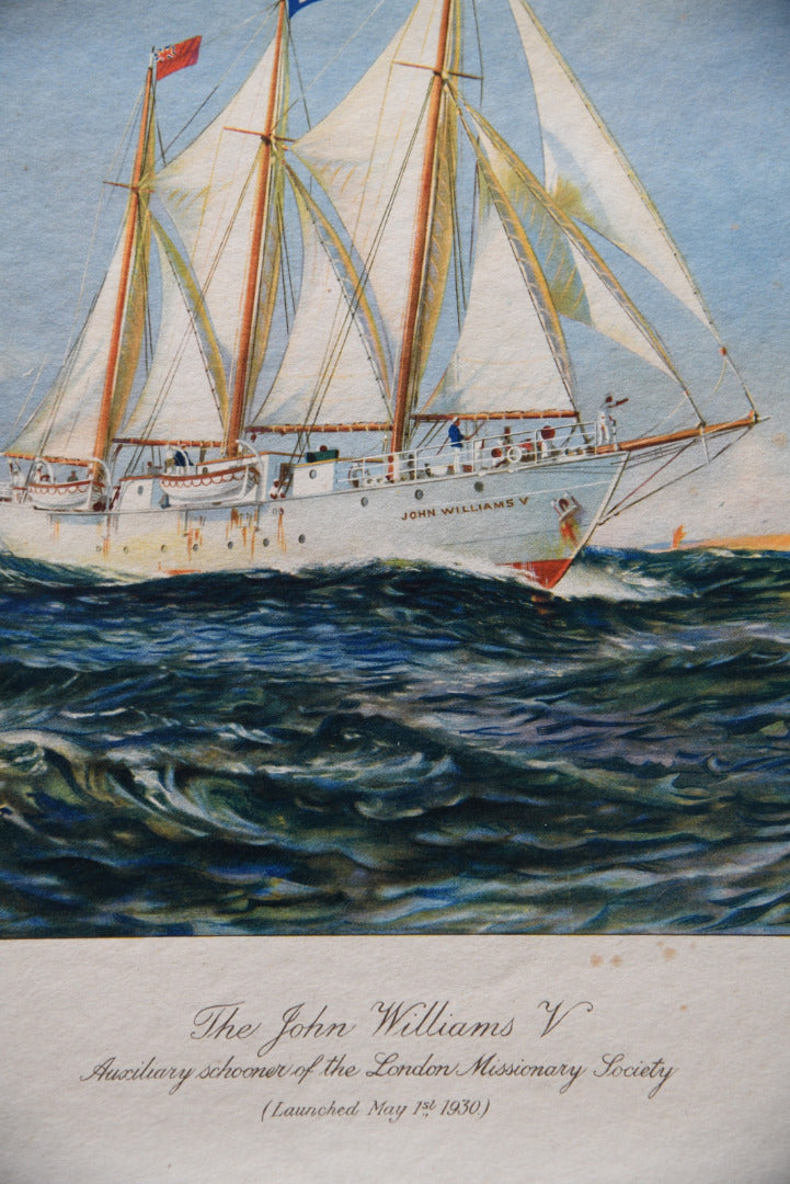 John Williams V Schooner Print