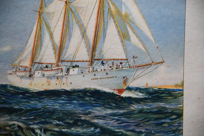 John Williams V Schooner Print