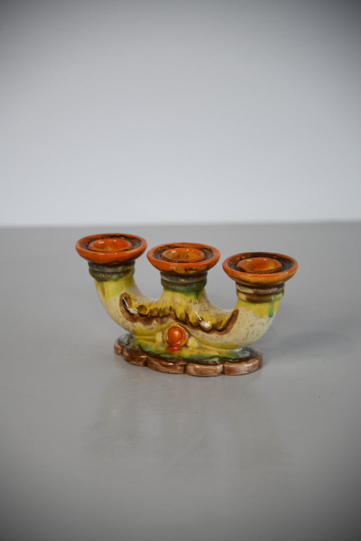 Vintage Triple Candle Holder