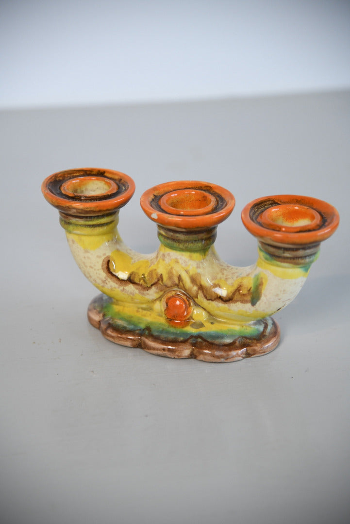 Vintage Triple Candle Holder