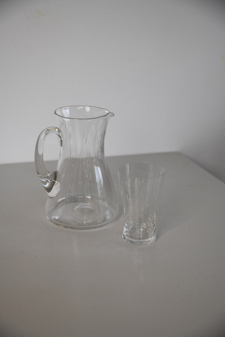 Vintage Water Jug & Glasses