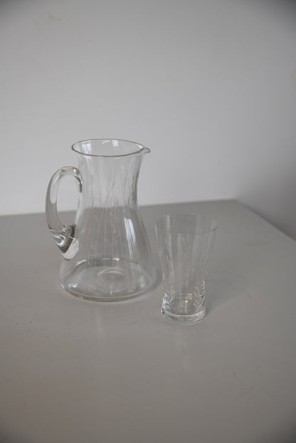 Vintage Water Jug & Glasses