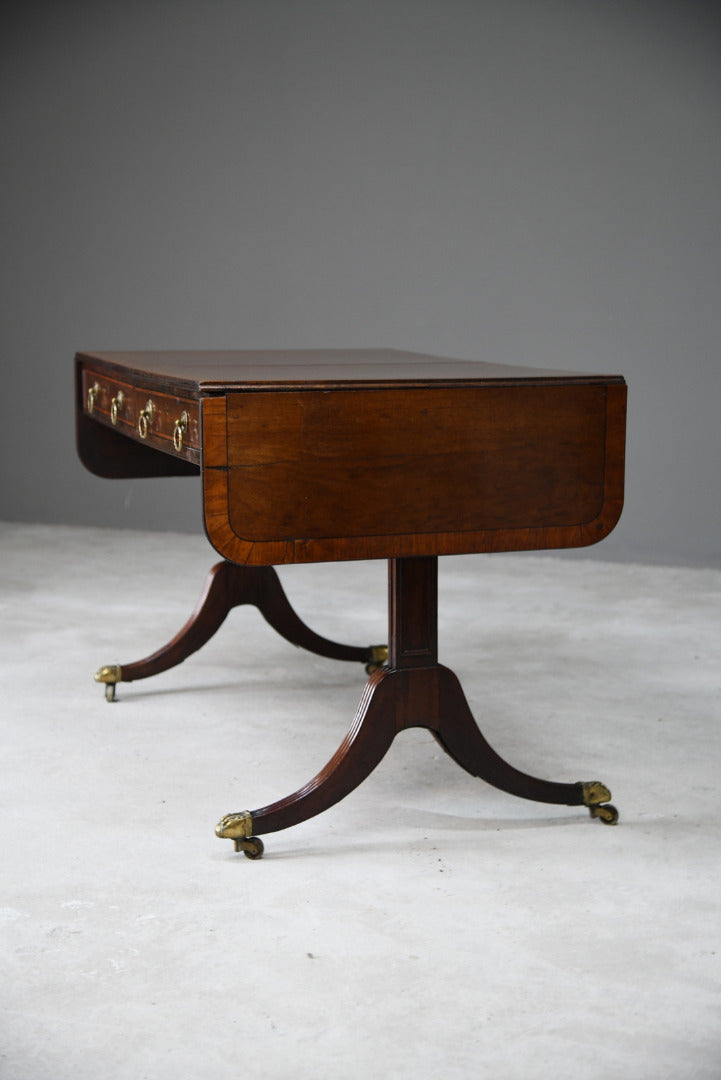 Antique Mahogany Sofa Table