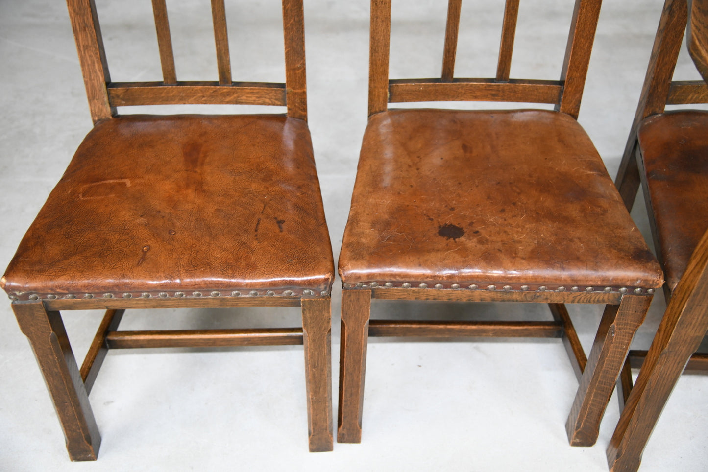 Set 5 Arts & Crafts Dining Chairs