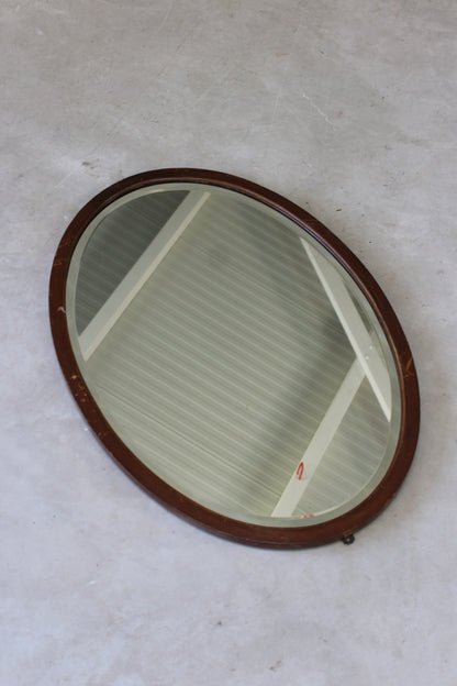 Edwardian Oval Wall Mirror - Kernow Furniture