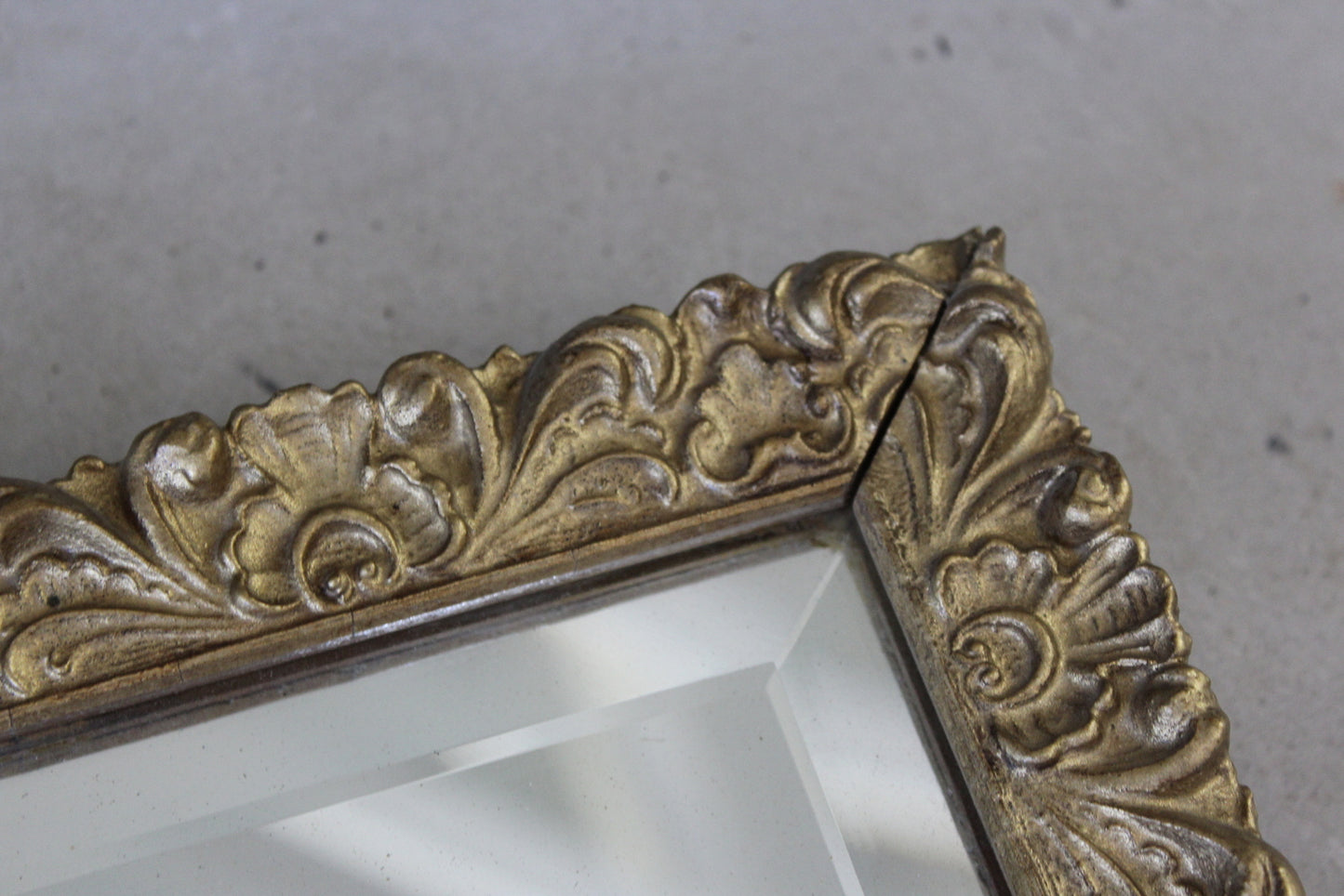 Vintage Gilt Hall Mirror - Kernow Furniture