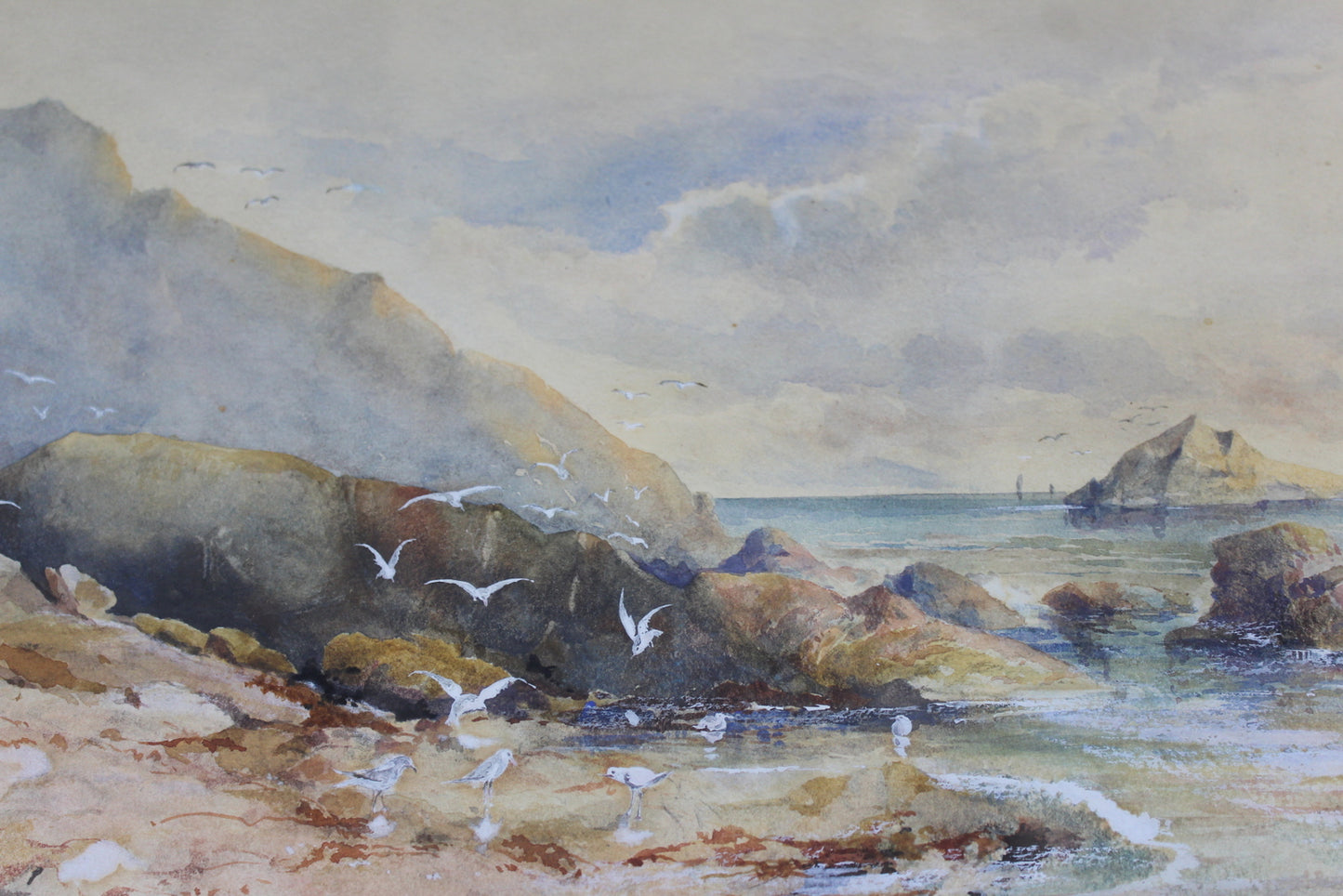 H P Stevenson Water Colour - Kernow Furniture