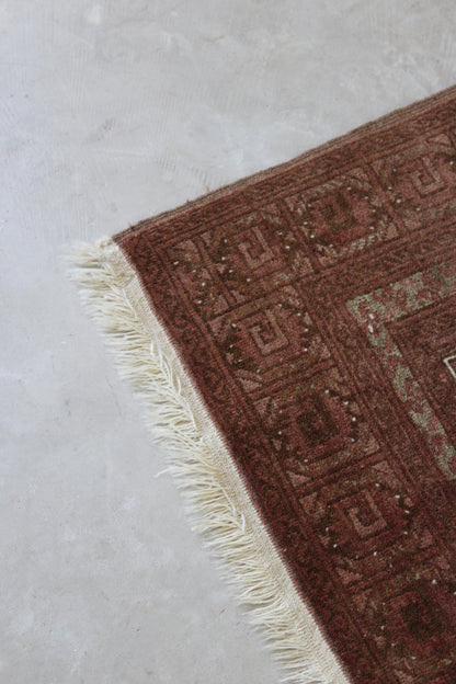 Distressed & Faded Vintage Afghan Rug - Kernow Furniture