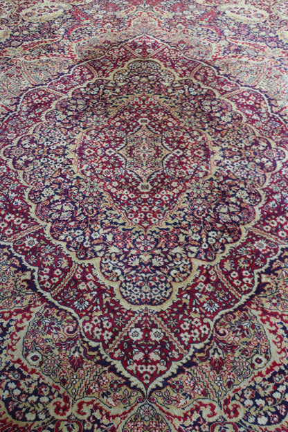 Large Red Persian Style Rug - Kernow Furniture