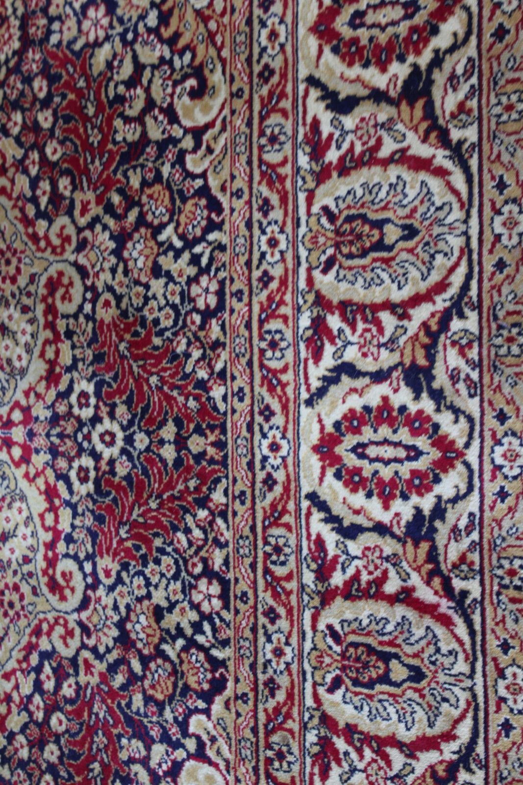 Large Red Persian Style Rug - Kernow Furniture