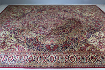 Large Red Persian Style Rug - Kernow Furniture