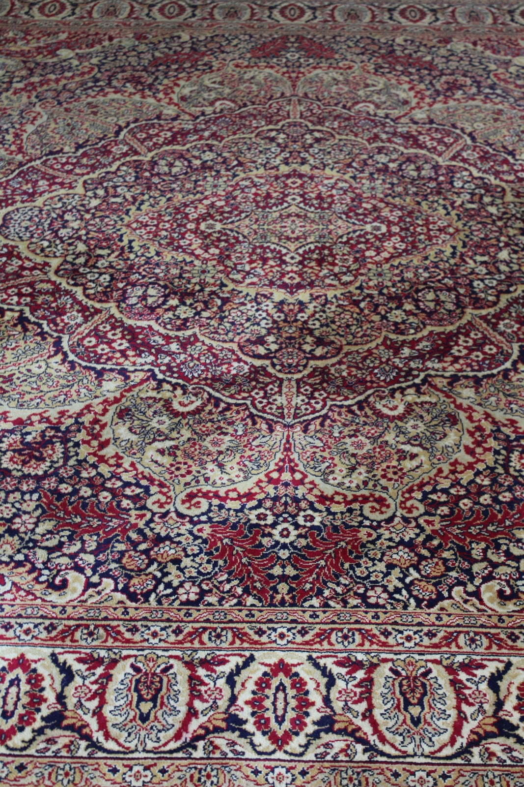 Large Red Persian Style Rug - Kernow Furniture