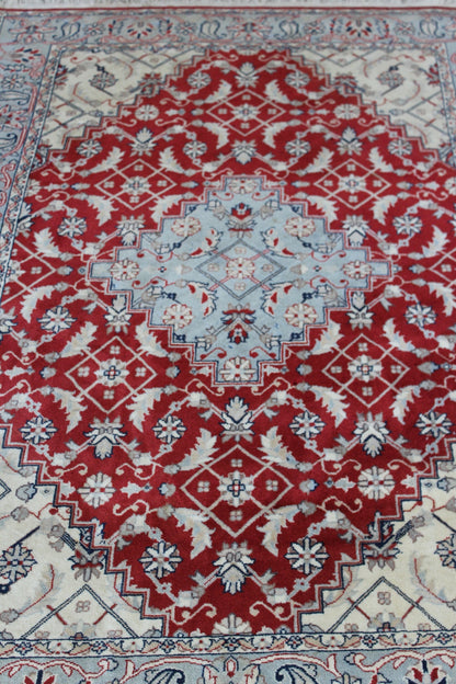 Vintage Indian Wool Rug - Kernow Furniture