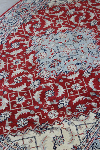 Vintage Indian Wool Rug - Kernow Furniture