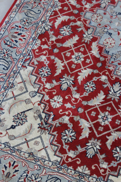 Vintage Indian Wool Rug - Kernow Furniture