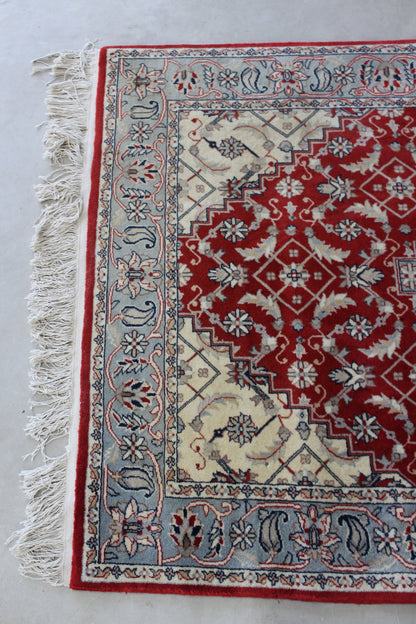 Vintage Indian Wool Rug - Kernow Furniture