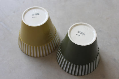 Pair Retro Hornsea Summit Plant Pots - Kernow Furniture