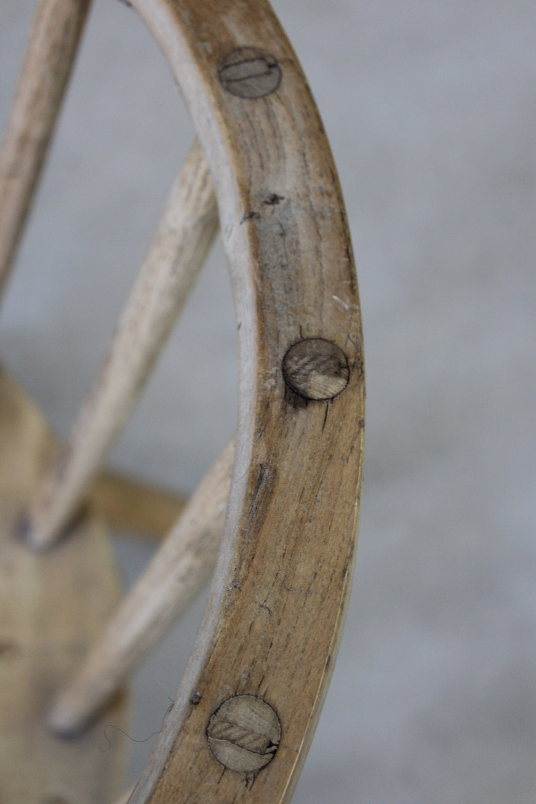 Rustic Elm & Ash Spindle Back Chair - Kernow Furniture