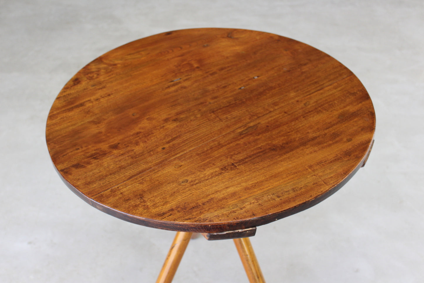 Round Occasional Cricket Table - Kernow Furniture