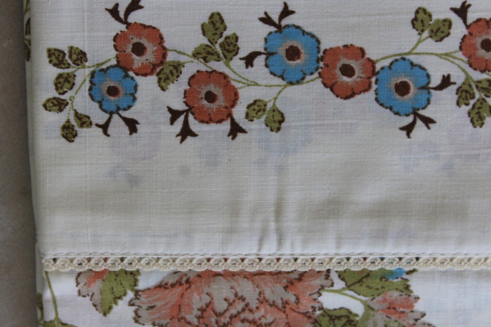 Vintage Floral Single Bed Sheets - Kernow Furniture