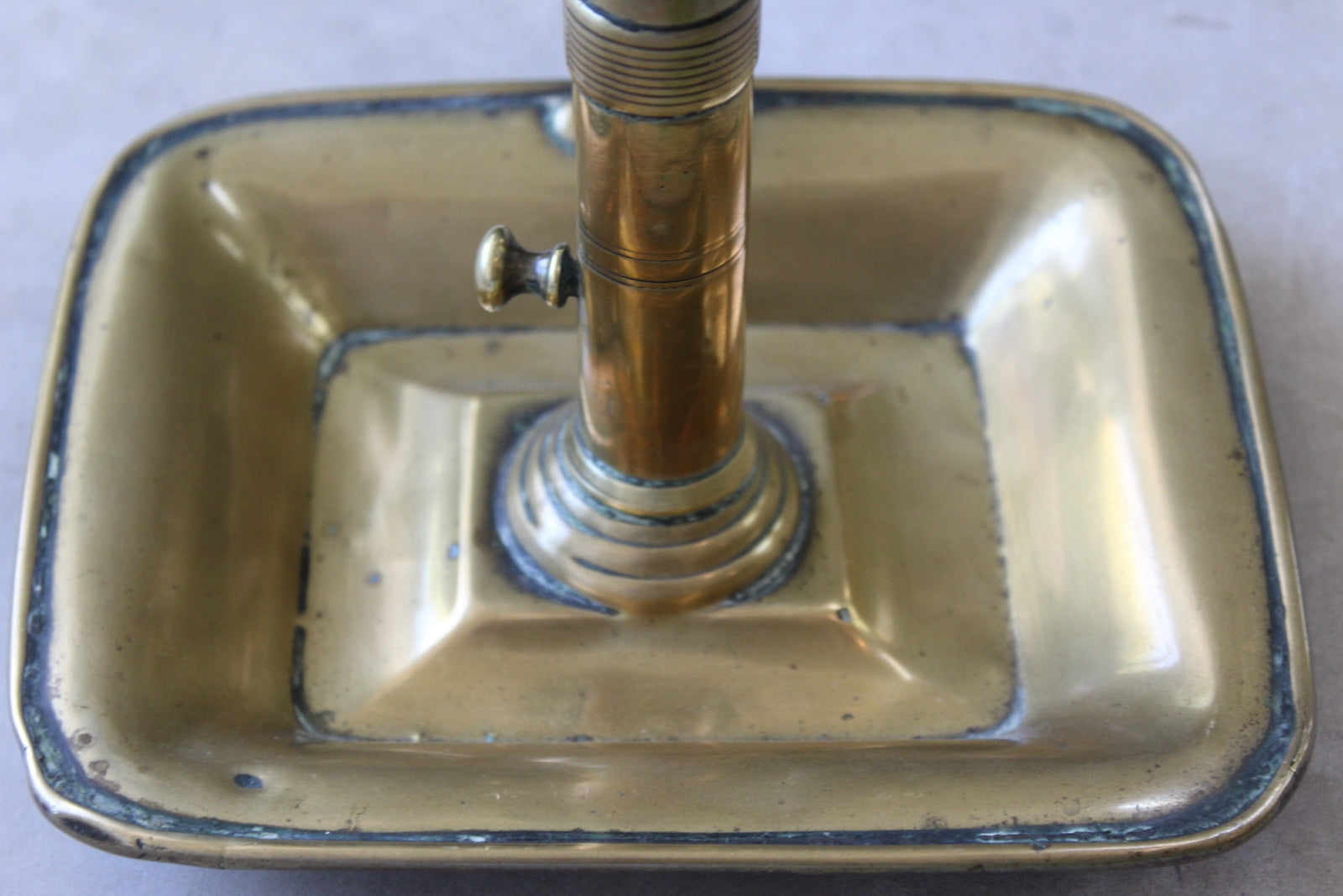 Antique Brass Chamberstick - Kernow Furniture