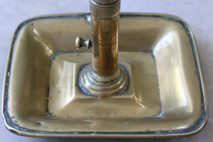 Antique Brass Chamberstick - Kernow Furniture