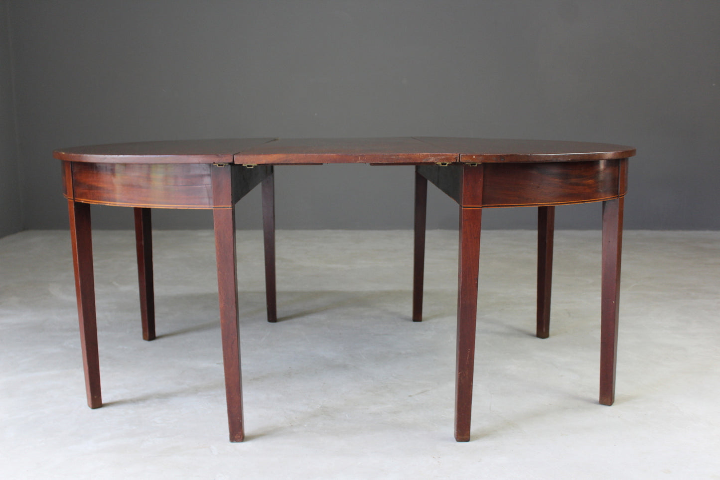 Antique Solid Mahogany Oval Dining Table - Kernow Furniture