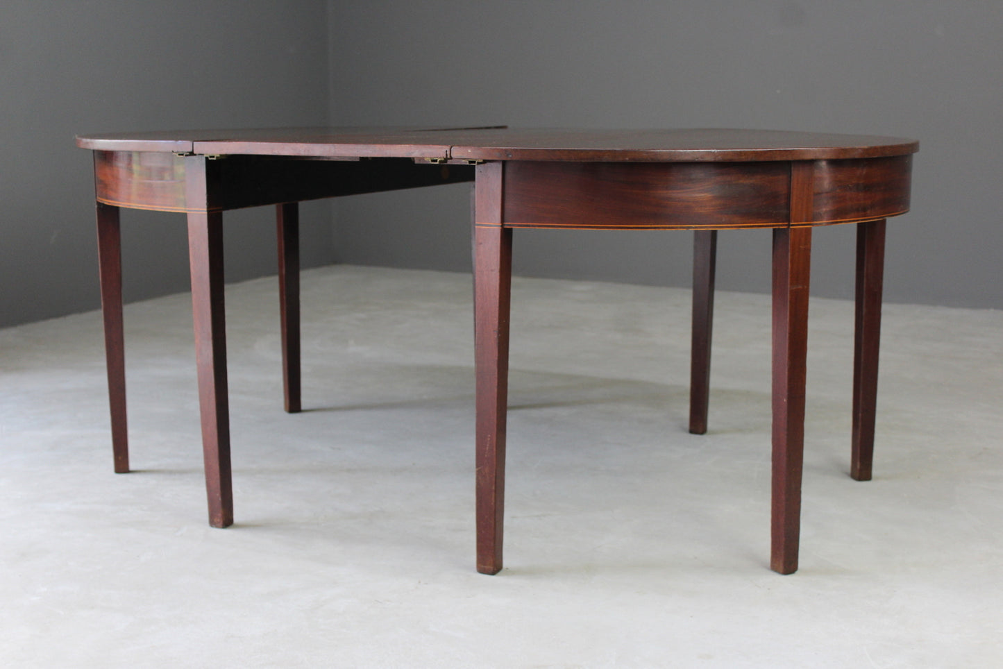 Antique Solid Mahogany Oval Dining Table - Kernow Furniture