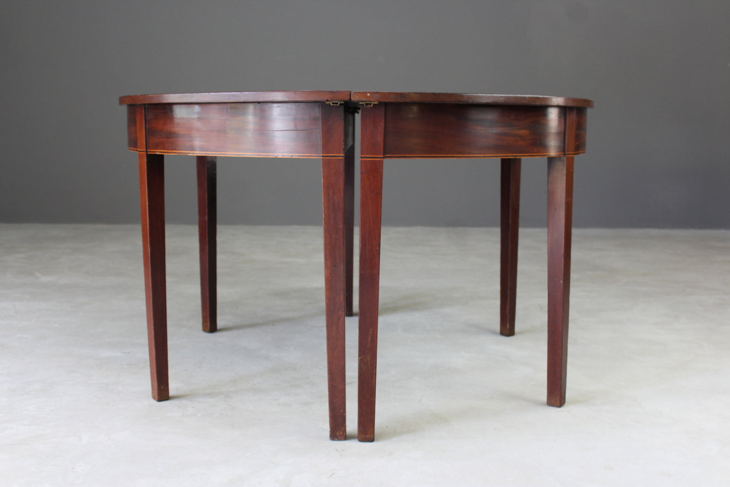 Antique Solid Mahogany Oval Dining Table - Kernow Furniture