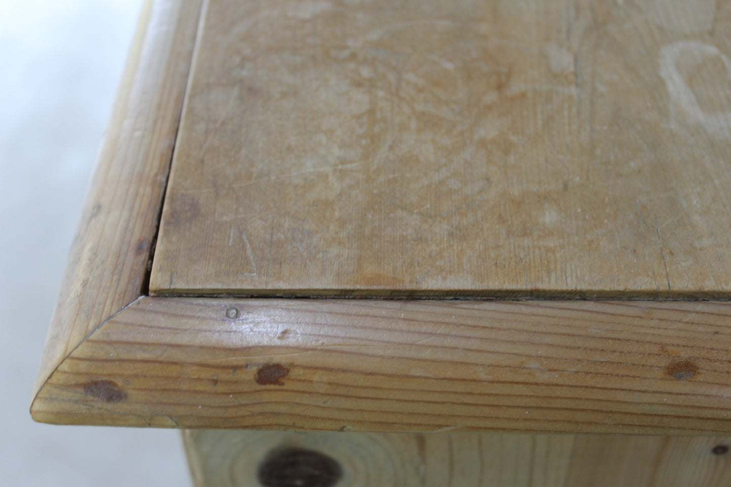 Stripped Pine Rustic Chest of Drawers - Kernow Furniture