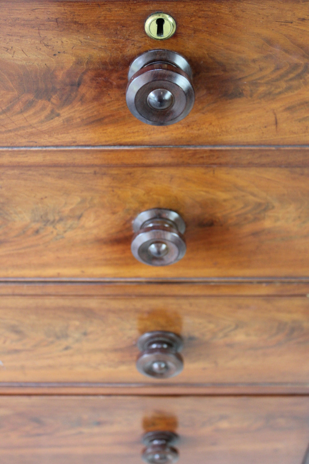 Antique Victorian Straight Front Chest of Drawers - Kernow Furniture