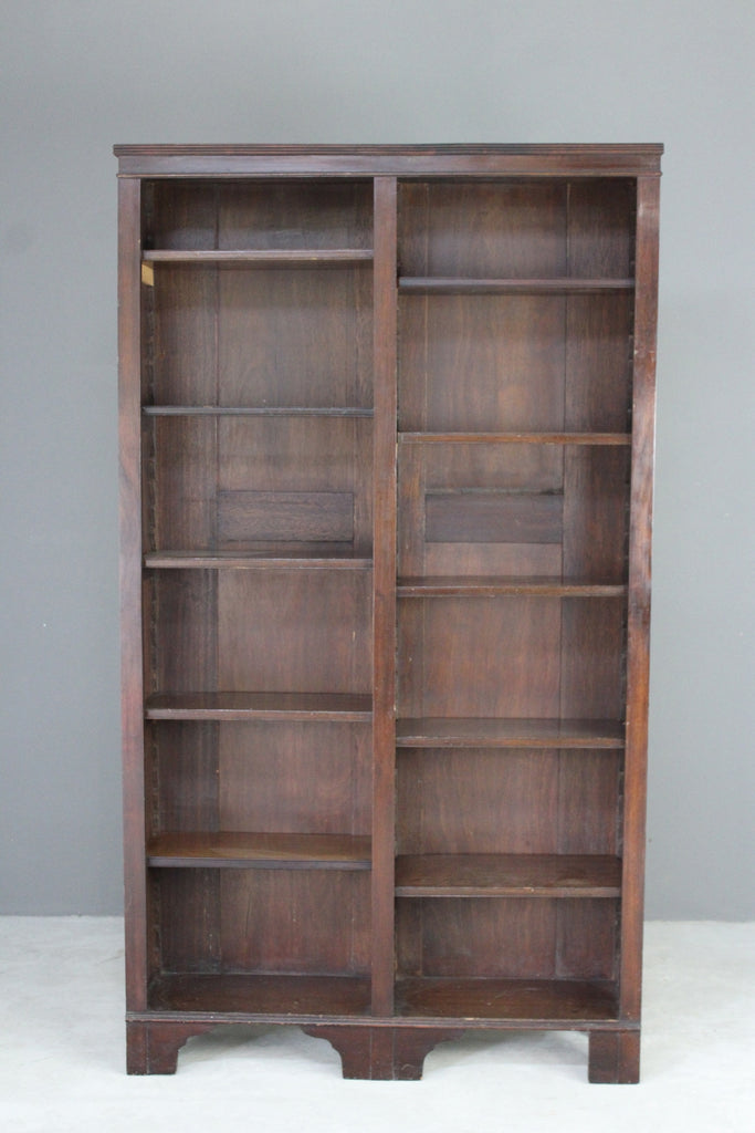 Early 20th Century Mahogany Free standing Bookcase - Kernow Furniture