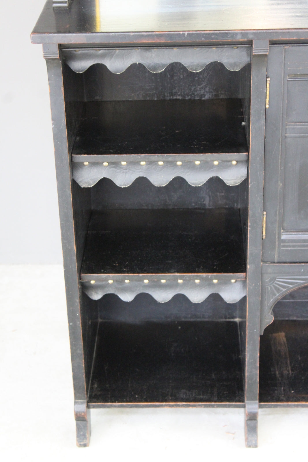 Victorian Ebonised Aesthetic Design Dresser - Kernow Furniture