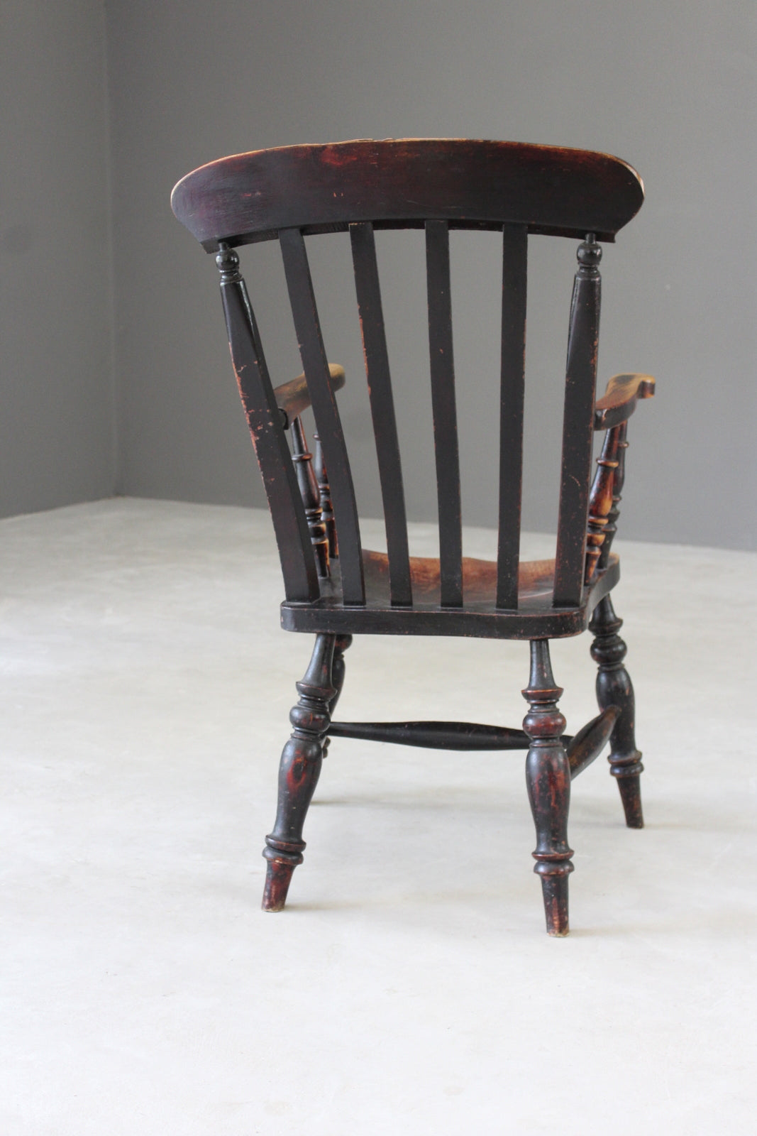 Elm & Beech Lathe Back Chair - Kernow Furniture