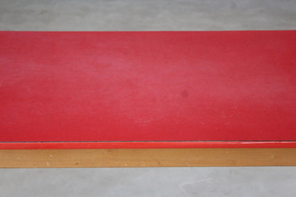 Retro Red Formica Kitchen Table - Kernow Furniture