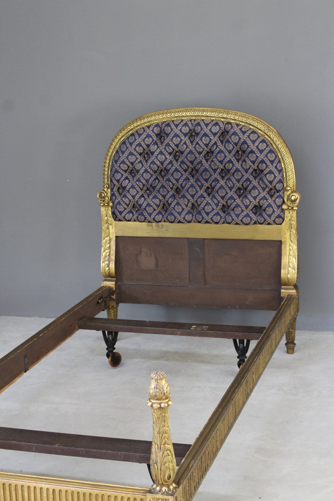 Antique Single French Bed - Kernow Furniture