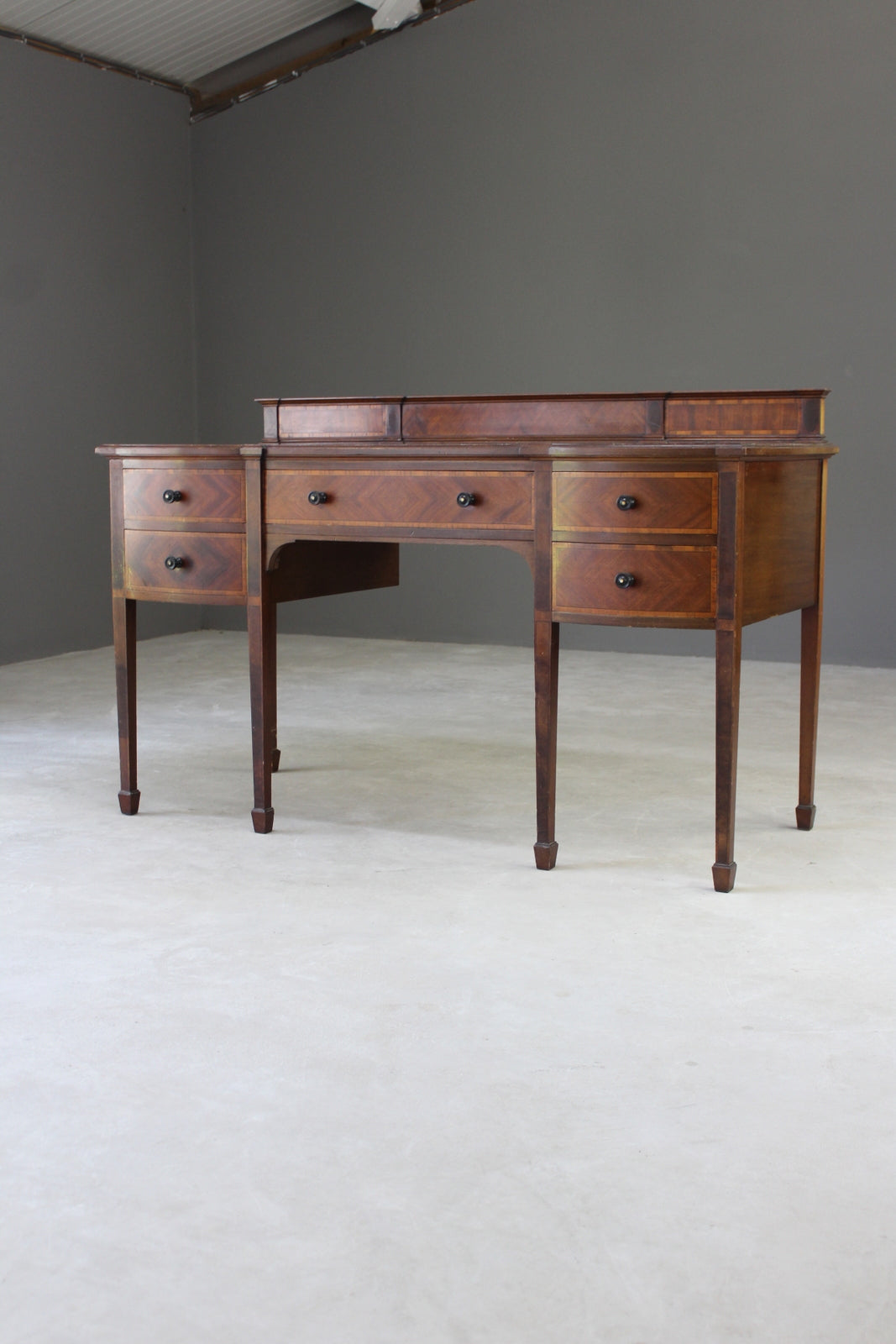 Antique Heals Mahogany Dressing Table / Writing Desk - Kernow Furniture