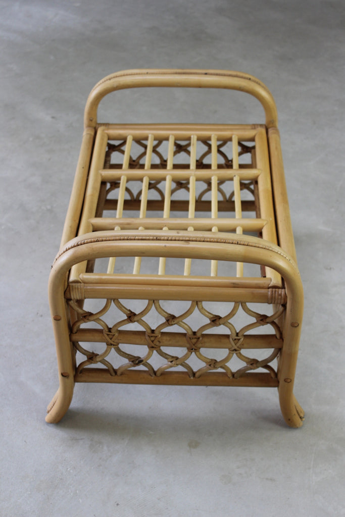 Retro Bamboo Footstool - Kernow Furniture