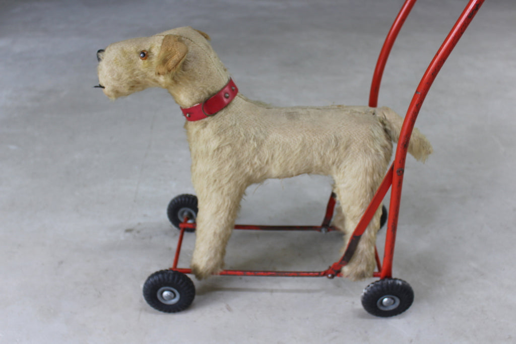 Vintage Pedigree Push Along Dog Toy - Kernow Furniture