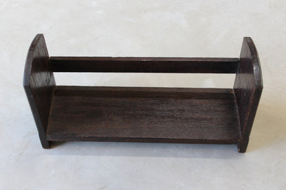 Vintage Wooden Book Trough - Kernow Furniture