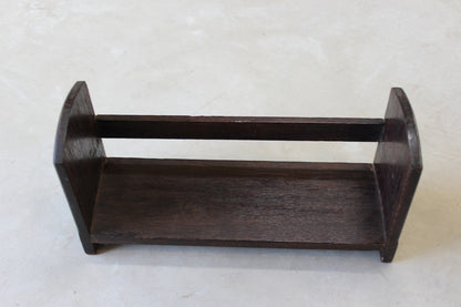 Vintage Wooden Book Trough - Kernow Furniture