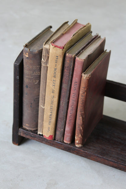 Vintage Wooden Book Trough - Kernow Furniture