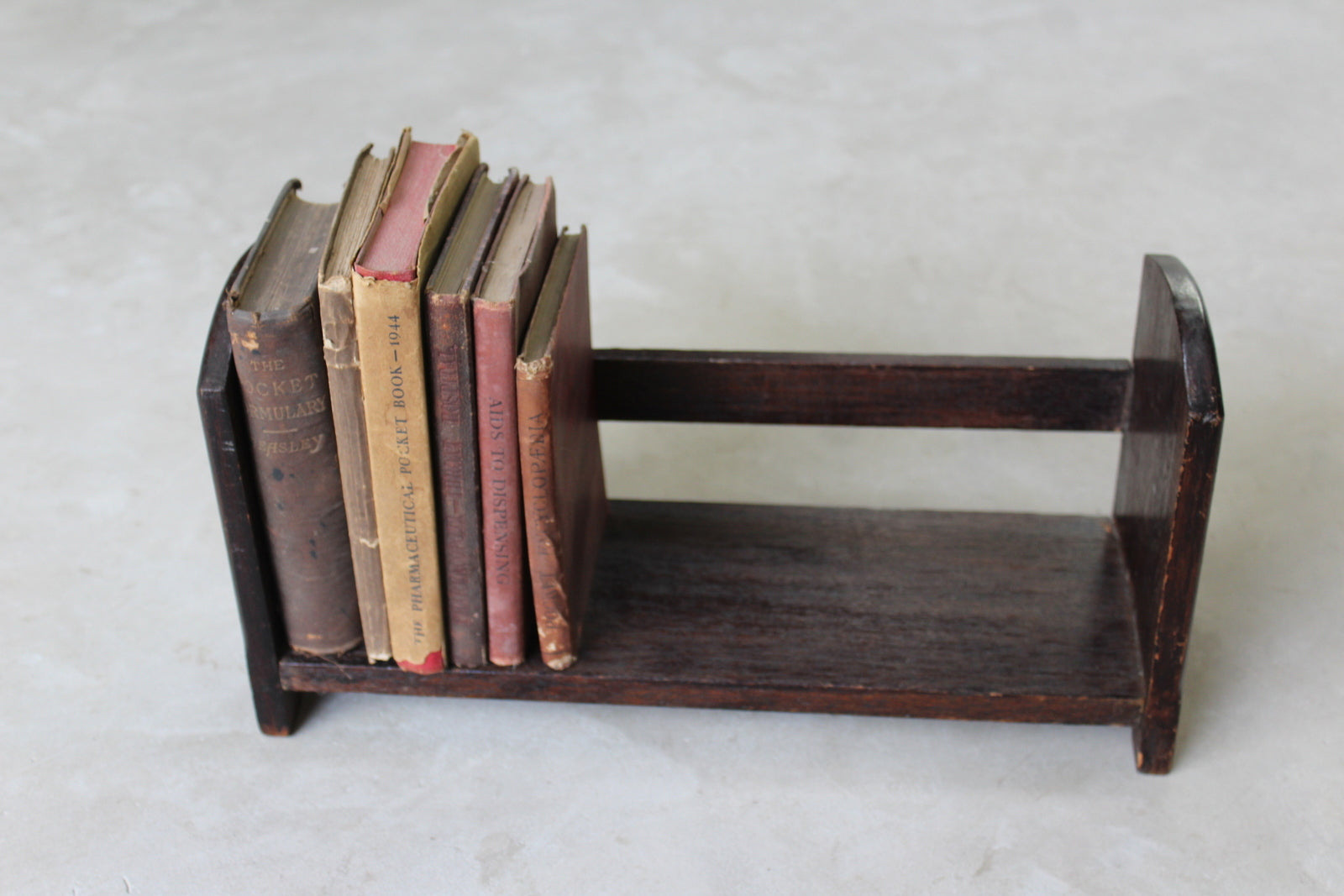 Vintage Wooden Book Trough - Kernow Furniture