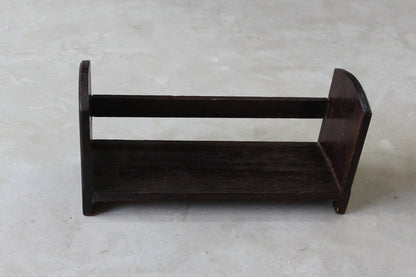 Vintage Wooden Book Trough - Kernow Furniture